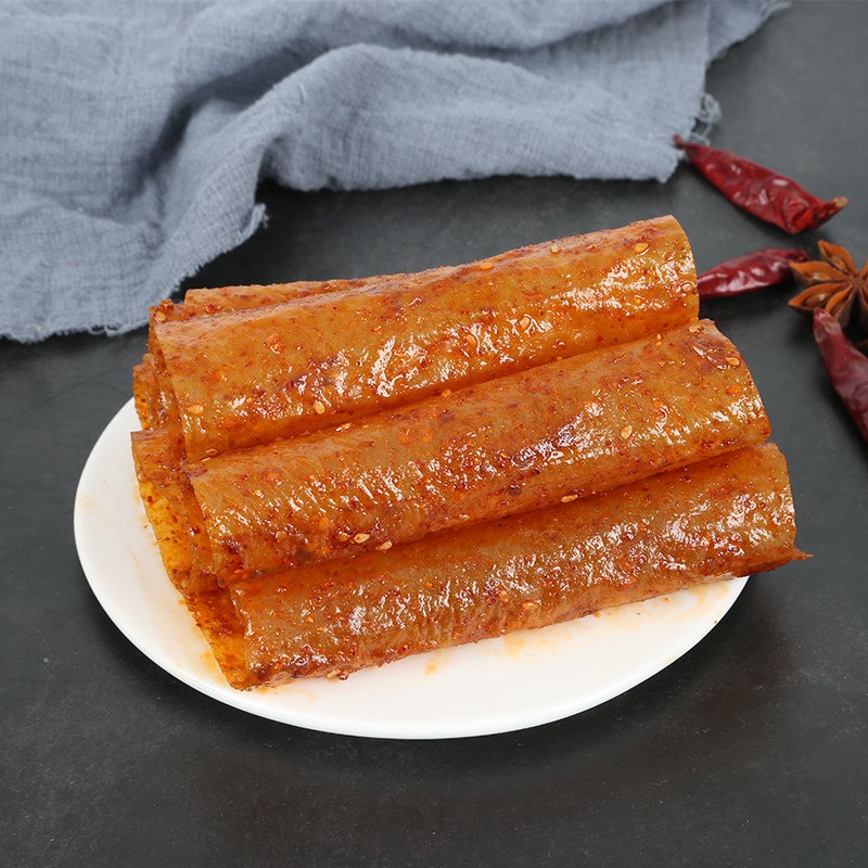 源氏108g袋火爆大辣片网红暴辣辣条学生8090后怀U旧办公室校园零