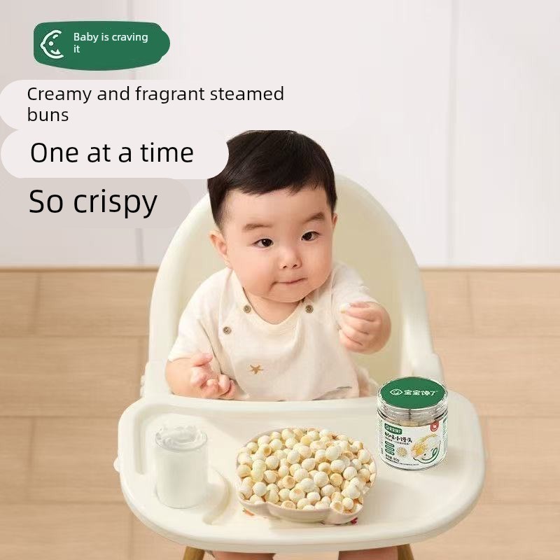 宝宝馋瞭小馒头奶香m果蔬小零食宝宝零食儿童奶豆营养健康磨牙饼
