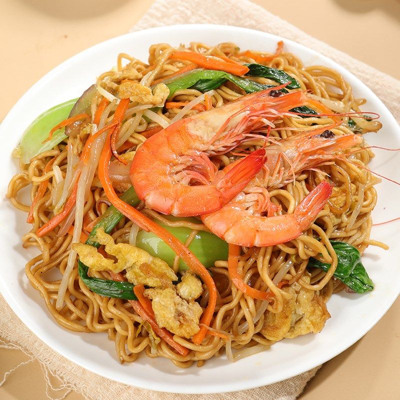 厦门泡面即食伊面沙嗲味泡t面八袋装儿时味道双山牌正闽南特色面