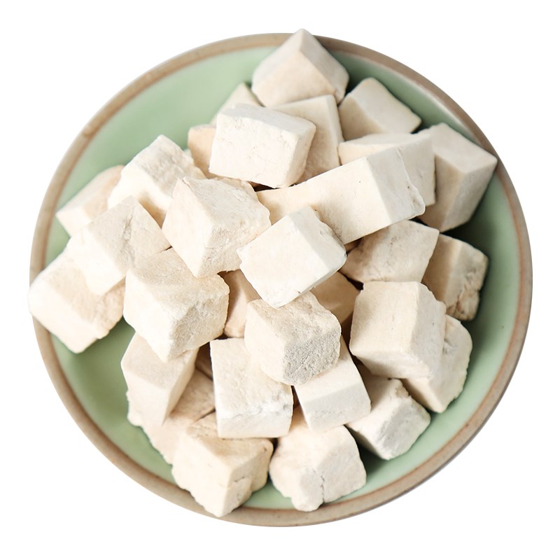 云南野生c茯苓500g克中药材白茯苓块云苓丁片干糕粉搭芡实薏米