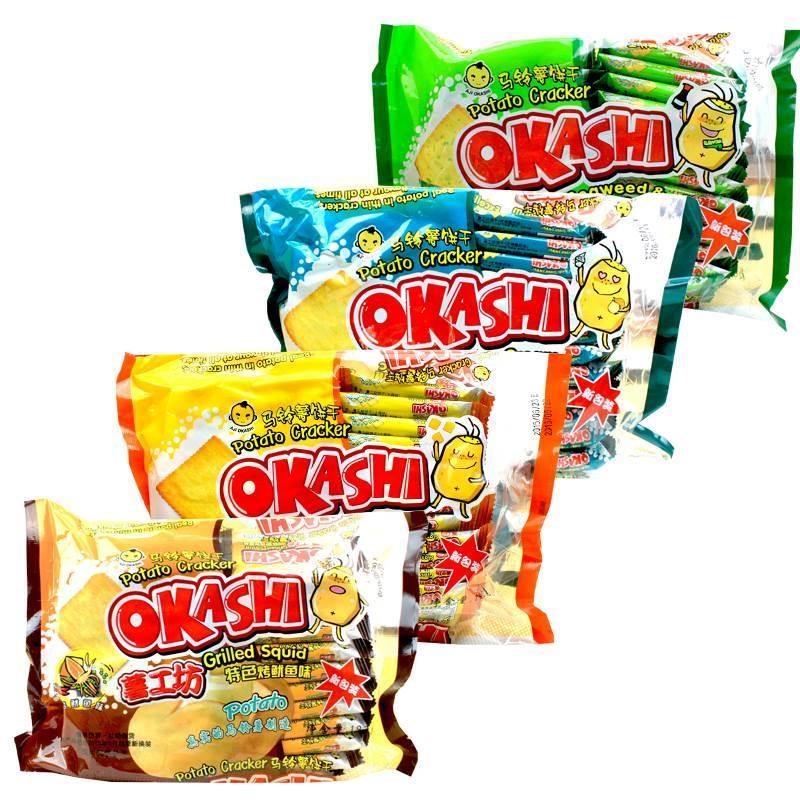 薯工坊马铃薯饼干海苔味薄脆饼干休闲零K食早餐okashi薯片