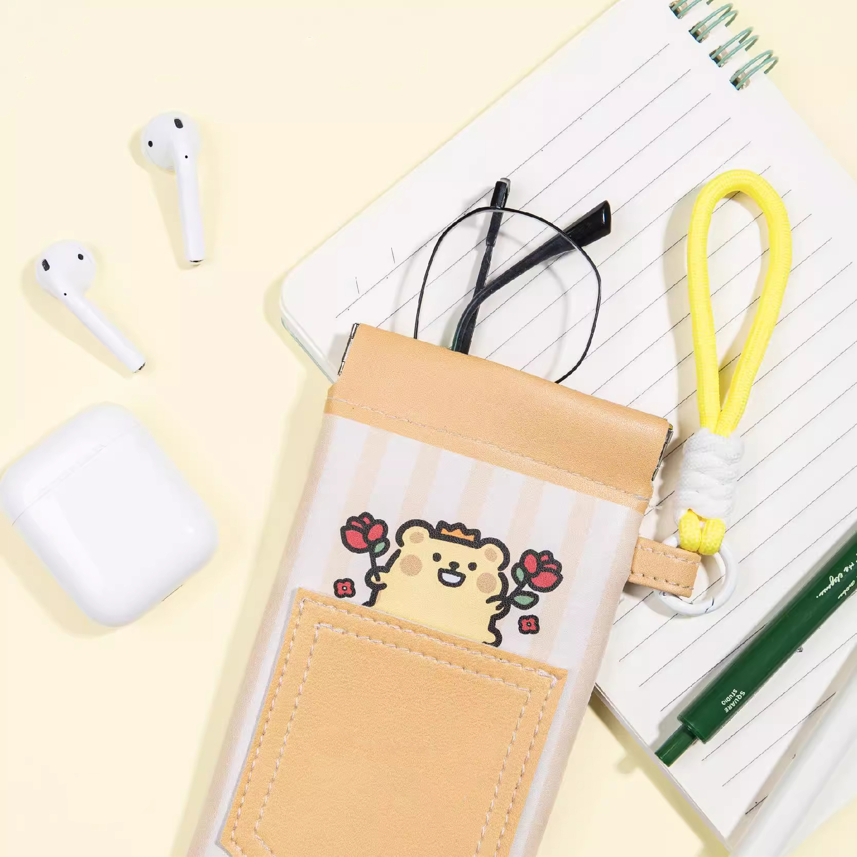 可爱小熊眼镜收纳包眼镜盒