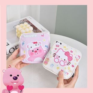 卡通露比HelloKitty卫生巾收纳包可爱高颜值化妆包便携小巧零钱包