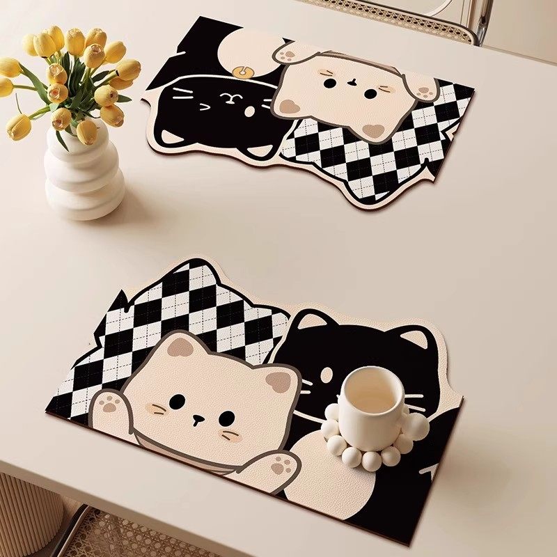 25年新款餐垫防水防油防烫耐高温餐盘垫免洗卡通pvc餐桌隔热杯垫,居家布艺,餐垫,淘宝优惠券,粉丝福利购,淘宝优惠卷