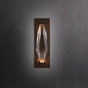 卧室床头灯轻奢客厅电视背景墙水晶壁灯简约现代高级感两侧装饰灯