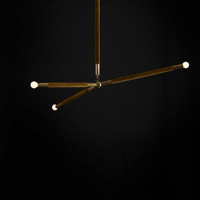 Apparatus美式复古诧寂风设计师创意简约客厅卧室餐桌装饰铜吊灯