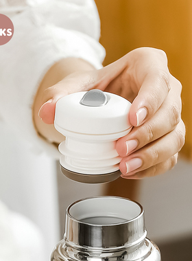 AKS复古杯原装配件保温杯按压中盖水杯开关防漏密封盖子直饮杯盖