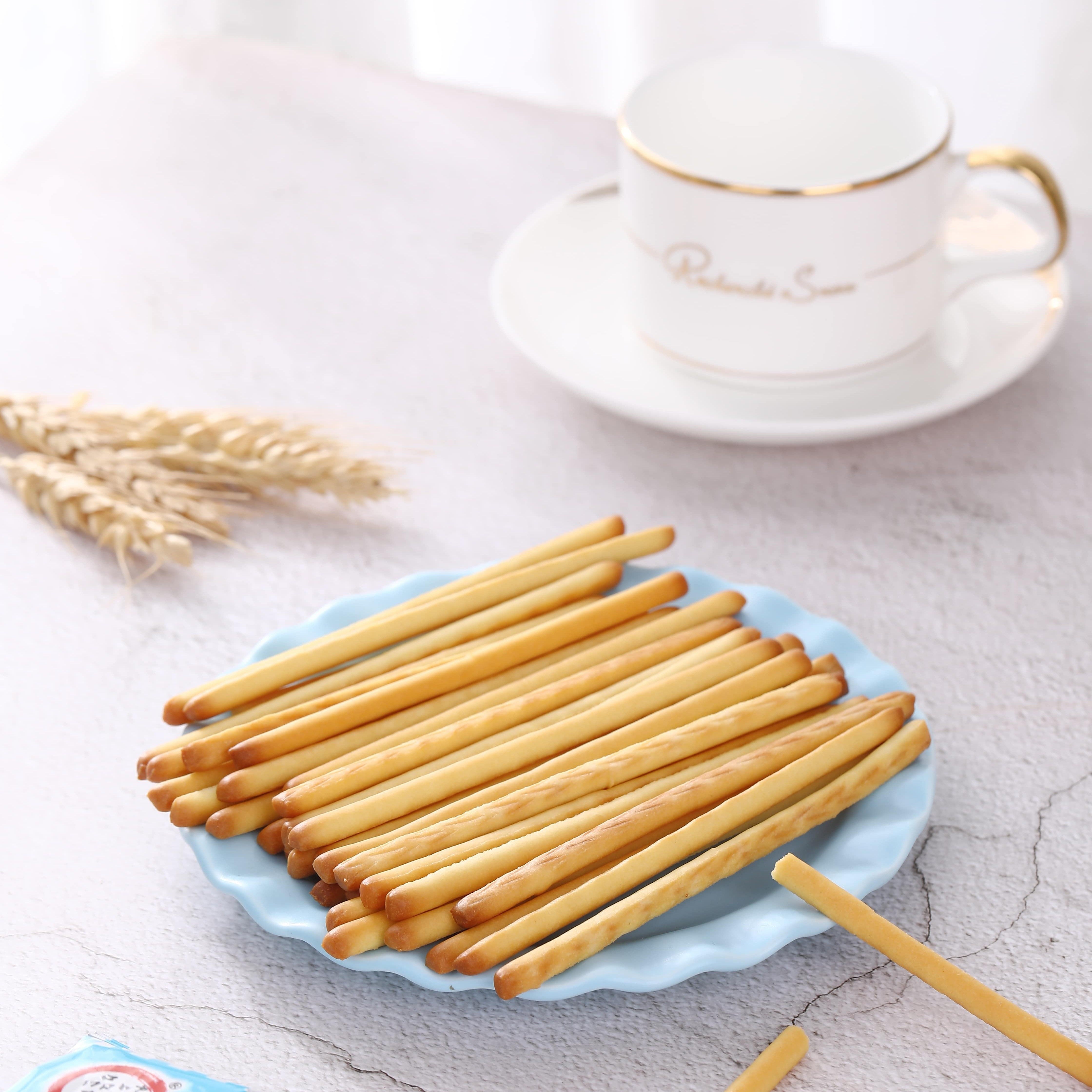 新货棒饼干酥脆牛奶味蔬菜味手指饼干棒饼小包装休闲零食