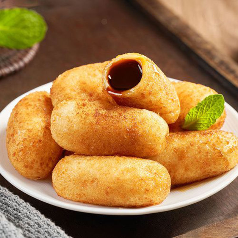 【3袋】优之源爆浆糍粑300g流心红糖爆汁糯米冷冻速食小吃商食材