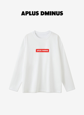 APLUS DMINUS 蜡笔填图BOGO长袖T恤
