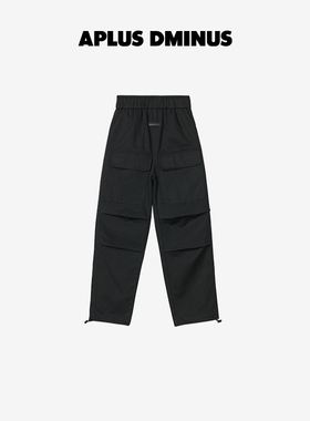 APLUS DMINUS潮牌cargo直筒工装裤秋冬季宽松休闲长裤中大儿童装