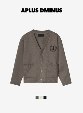 APLUS DMINUS 潮牌儿童卫衣“IVY校园”开衫春秋新款中大童装