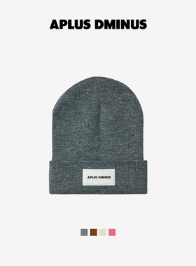 APLUS DMINUS新款潮牌儿童针织冷帽中大童套头毛线帽保暖秋冬季