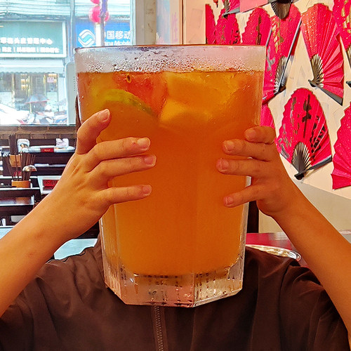 ins高颜值大容量玻璃杯