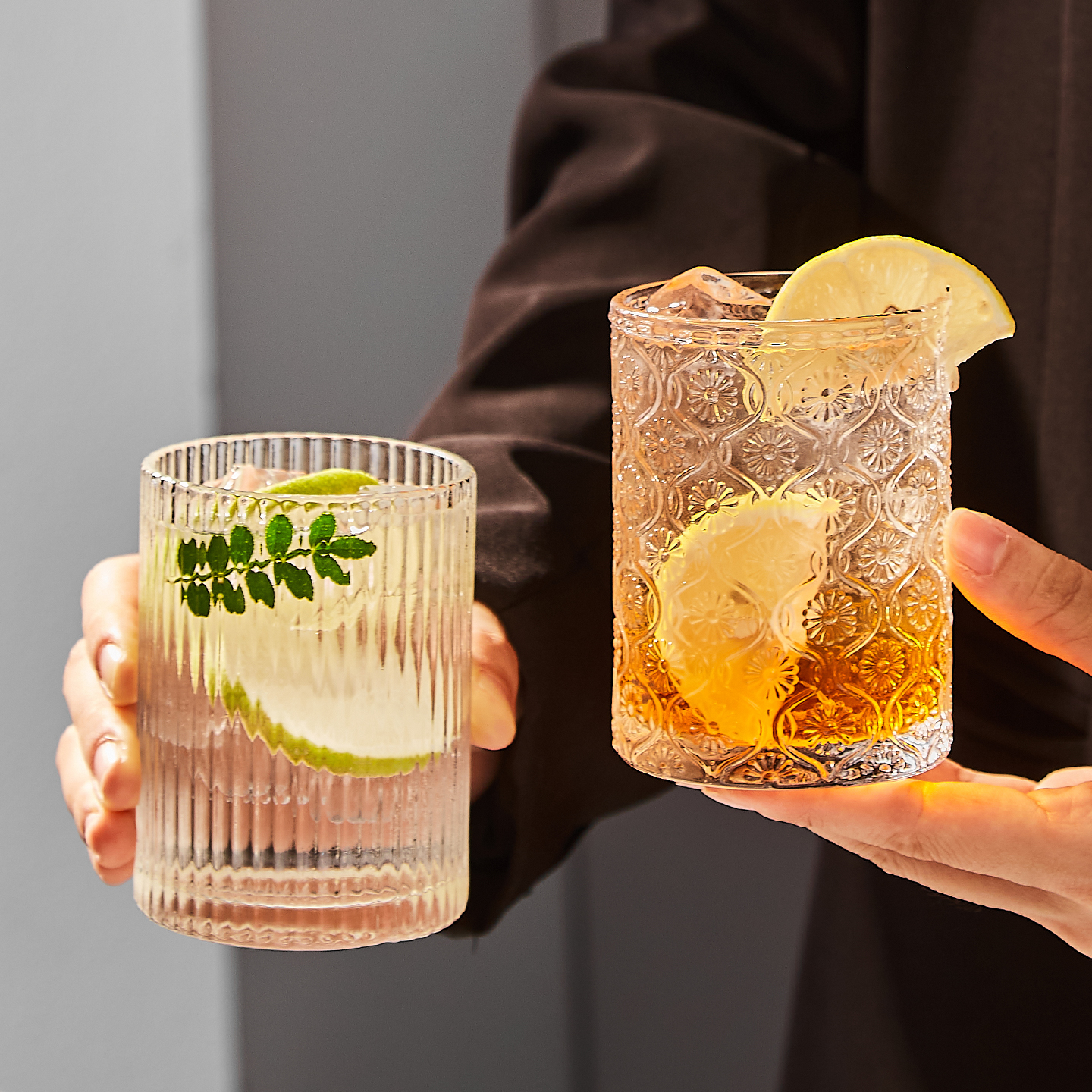 标题推荐：海棠刻美式咖啡杯