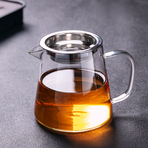 加厚公道杯玻璃茶滤一体