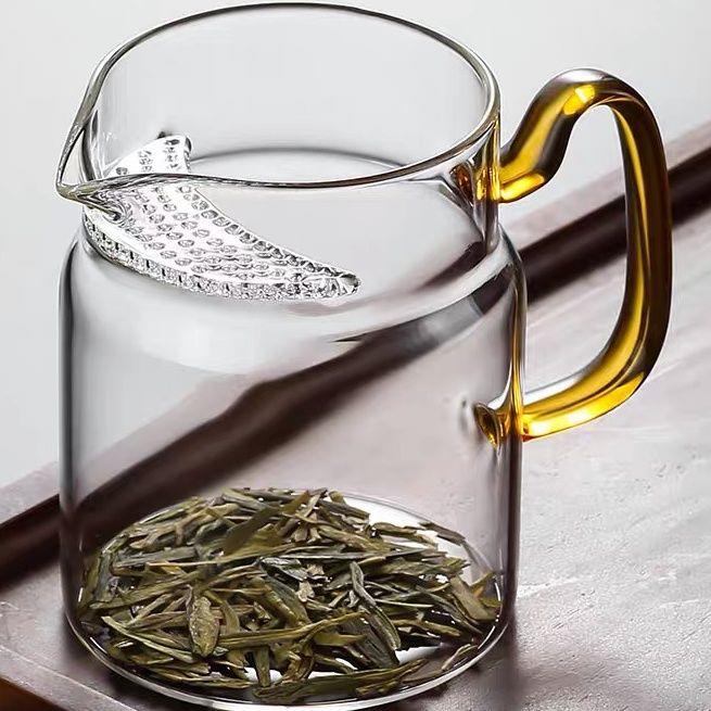 茶漏一体耐高温玻璃茶漏一体