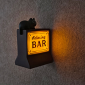 氛围感led亮灯图钉毛毡板软木板氛围灯照片墙按钉酒吧咖啡灯摆件