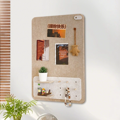 毛毡板照片墙免打孔自粘