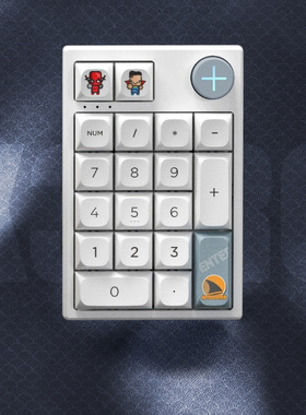 Darmoshark达摩鲨K3PRO 19键三模无线蓝牙机械数字小键盘RGB背光