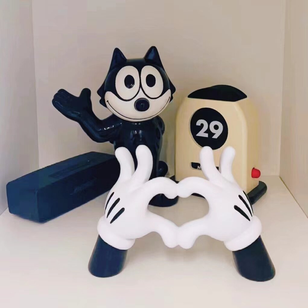 李子熟了 米奇比心手摆件卡通家居客厅卧室玄关摆件电视柜装饰品