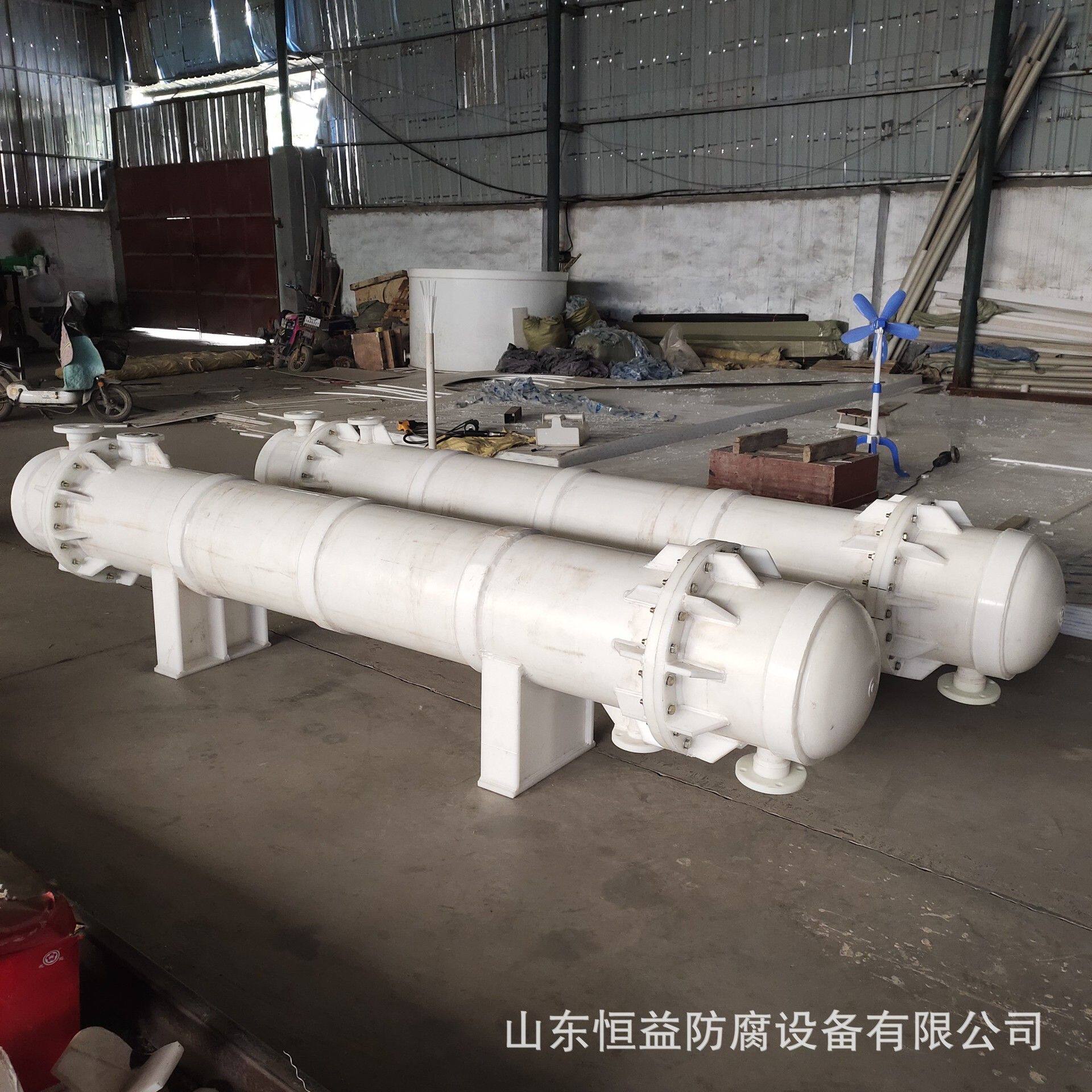 PP冷凝器列管式石墨改性冷凝器聚丙烯换热器PP换热器PP卧式冷却器