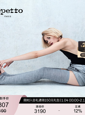 【礼物】REPETTO丽派朵 CENDRILLON皮底红色休闲通勤平底芭蕾鞋