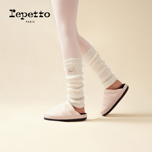 REPETTO织物厚底拖鞋女鞋