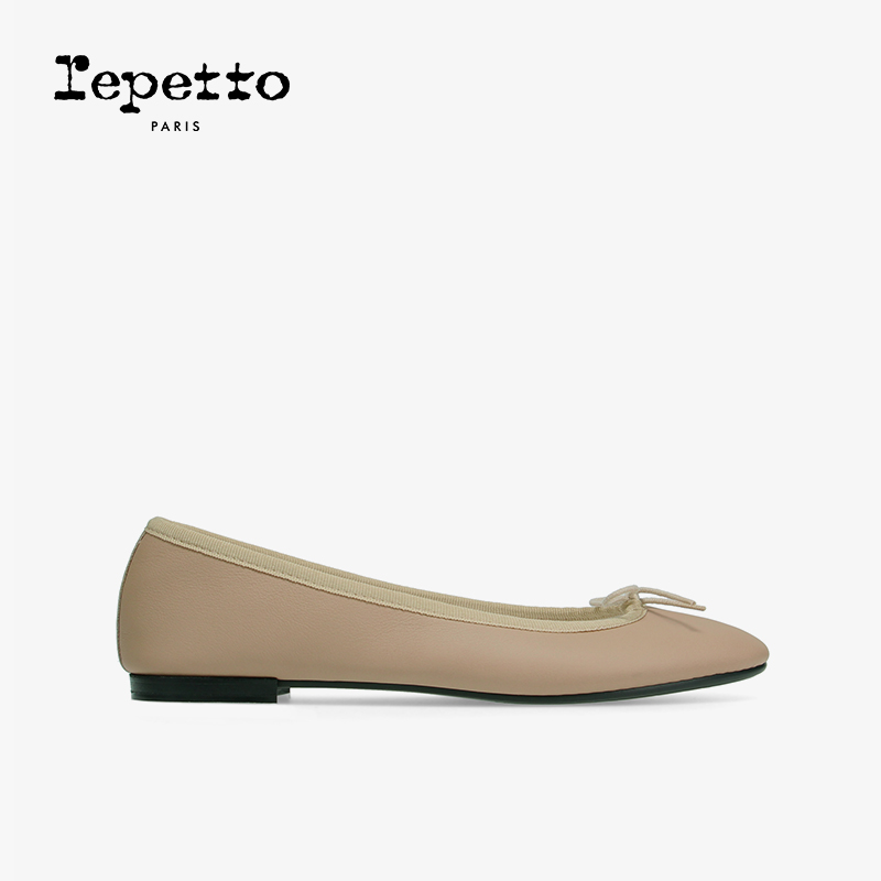 REPETTO胶底牛皮革芭蕾平底鞋