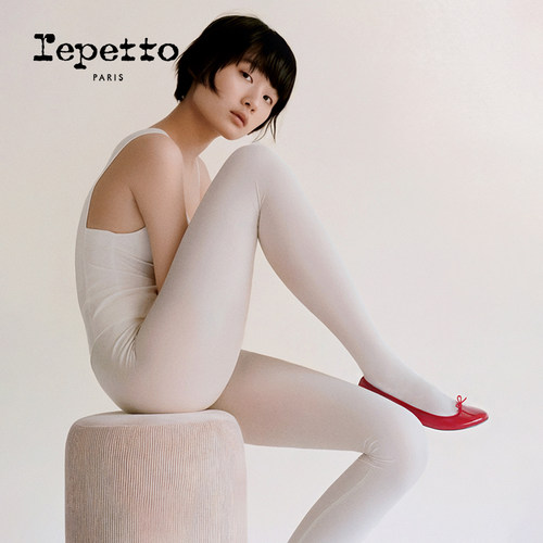 REPETTO牛漆皮平底芭蕾舞鞋通勤