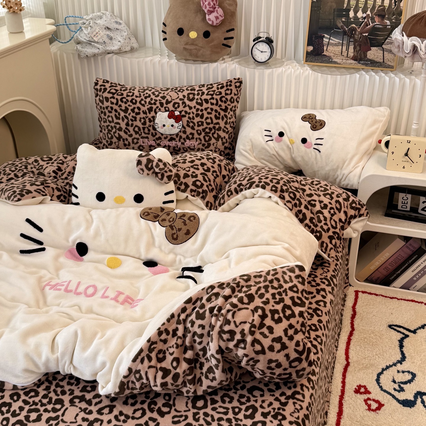 無绵丨【同款抱枕】牛奶绒四件套