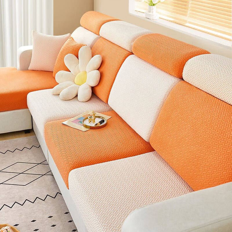 虹原风尚沙发套懒人全包沙发笠四季通用防滑弹力坐垫组合贵妃位头
