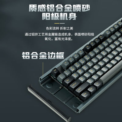 黑峡谷（HYEKU）i2/i3/i4/i5系列机械键盘PBT键帽有线热插拔铝合