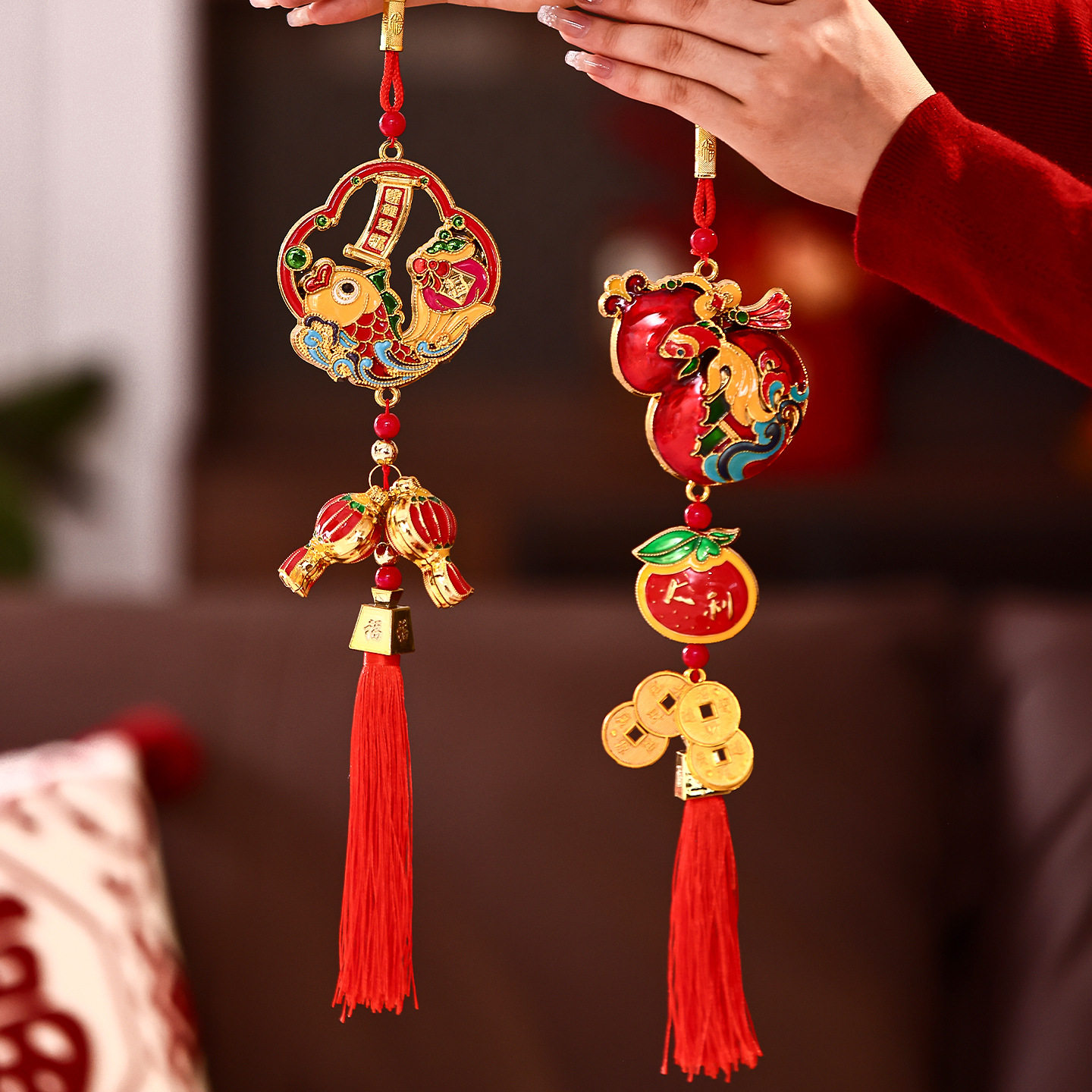 2026新年元旦福字小挂饰马年过年装饰挂件春节入户门客厅布置新款,节庆用品/礼品,挂饰/生肖挂饰,淘宝优惠券,粉丝福利购,淘宝优惠卷