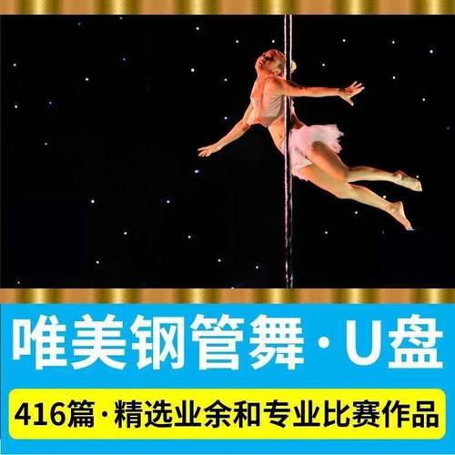 舞蹈U盘唯美钢管舞精选416篇业余和专业欣赏作品MP4视频优盘