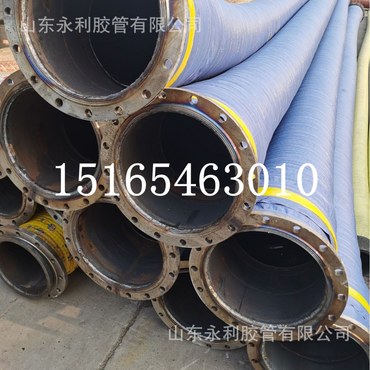 大口径法兰胶管 大口径橡胶钢丝管 夹布钢丝橡胶管 橡胶钢丝软管