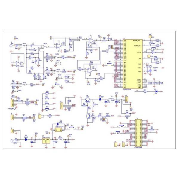 透明 材质:亚克力 DSO138数字示波器套件电子DIY兼容STM32F103C8T