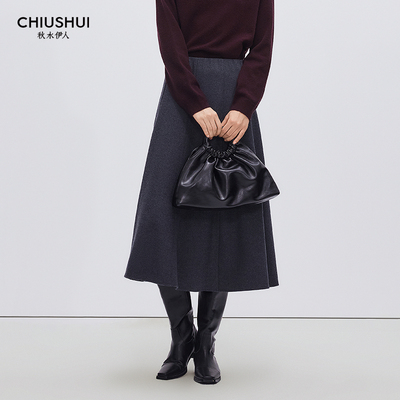 入淘宝群看折扣 秋水伊人专柜25冬小锦鲤针织裙15409bc093315