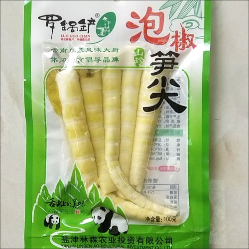 罗锅铲泡椒笋尖脆笋新鲜山椒竹笋即食零食花生脆笋零食批 发小吃