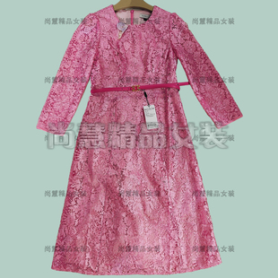 MOE 女装 5071E时尚 刺绣连衣裙洋装 台装 专柜正品 品牌2025秋冬新款