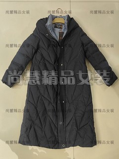 品牌2023秋冬新款女装中长款连帽羽绒服外套UJQ73785Y专柜正品