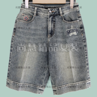 热裤 5225R休闲清凉复古做旧牛仔短裤 女装 2026春夏新款
