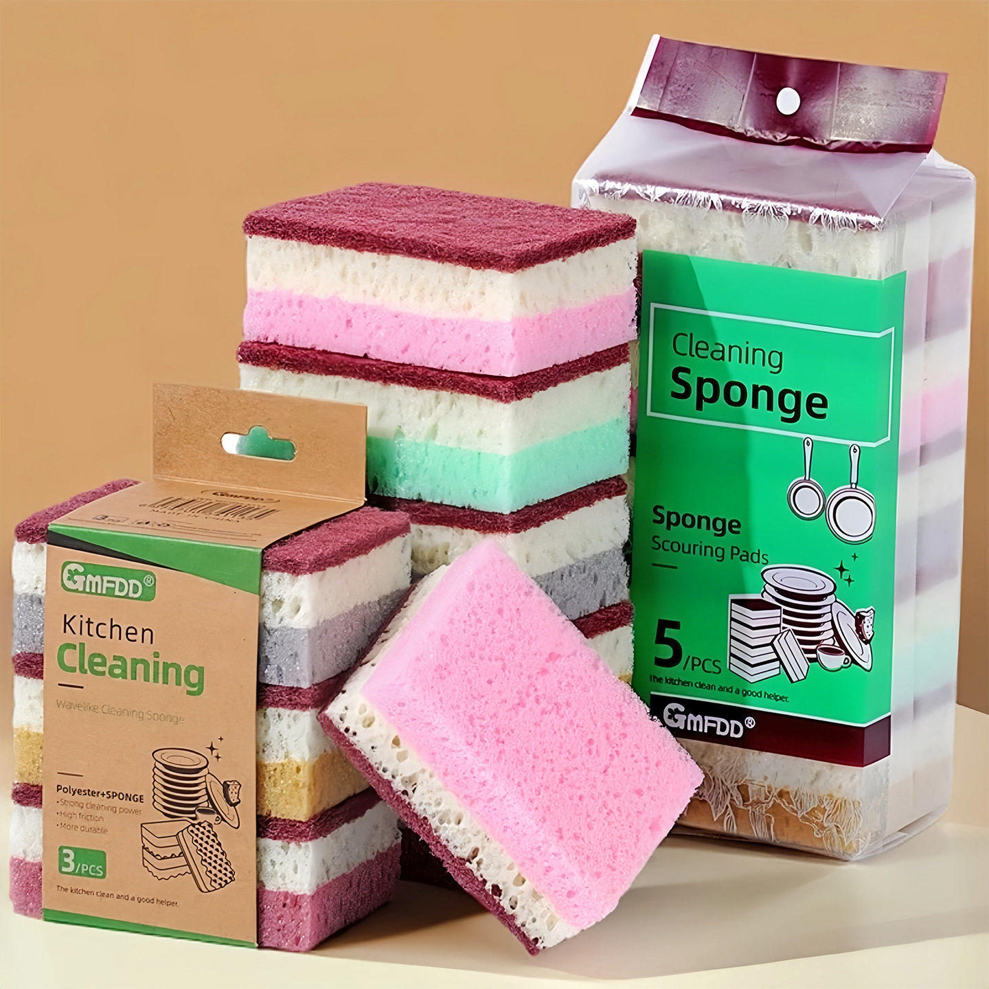 加厚洗碗高密海绵百洁布厨房清洁不沾油魔力擦清洁洗锅厨房洗碗布,家庭/个人清洁工具,海绵擦,淘宝优惠券,粉丝福利购,淘宝优惠卷