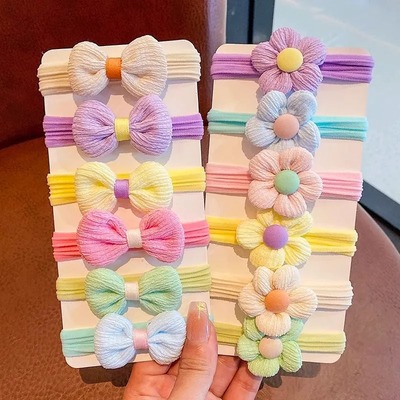 毛巾圈儿童发绳不伤发扎头绳女童