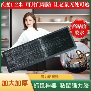 超强力粘鼠板大老鼠贴捕鼠老鼠神器克星透明隐形大号家用灭黏粘鼠