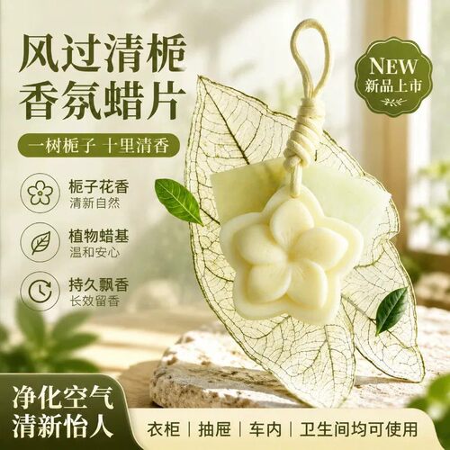 衣柜香薰蜡片女生淡香衣橱鞋柜持久散香空气清新剂香挂生日伴手礼