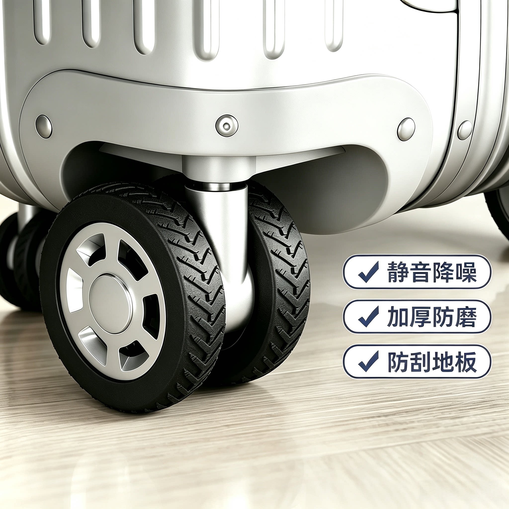 行李箱轮子橡胶套保护套拉杆箱替换硅胶静音万向轮滑轮硅胶圈配件