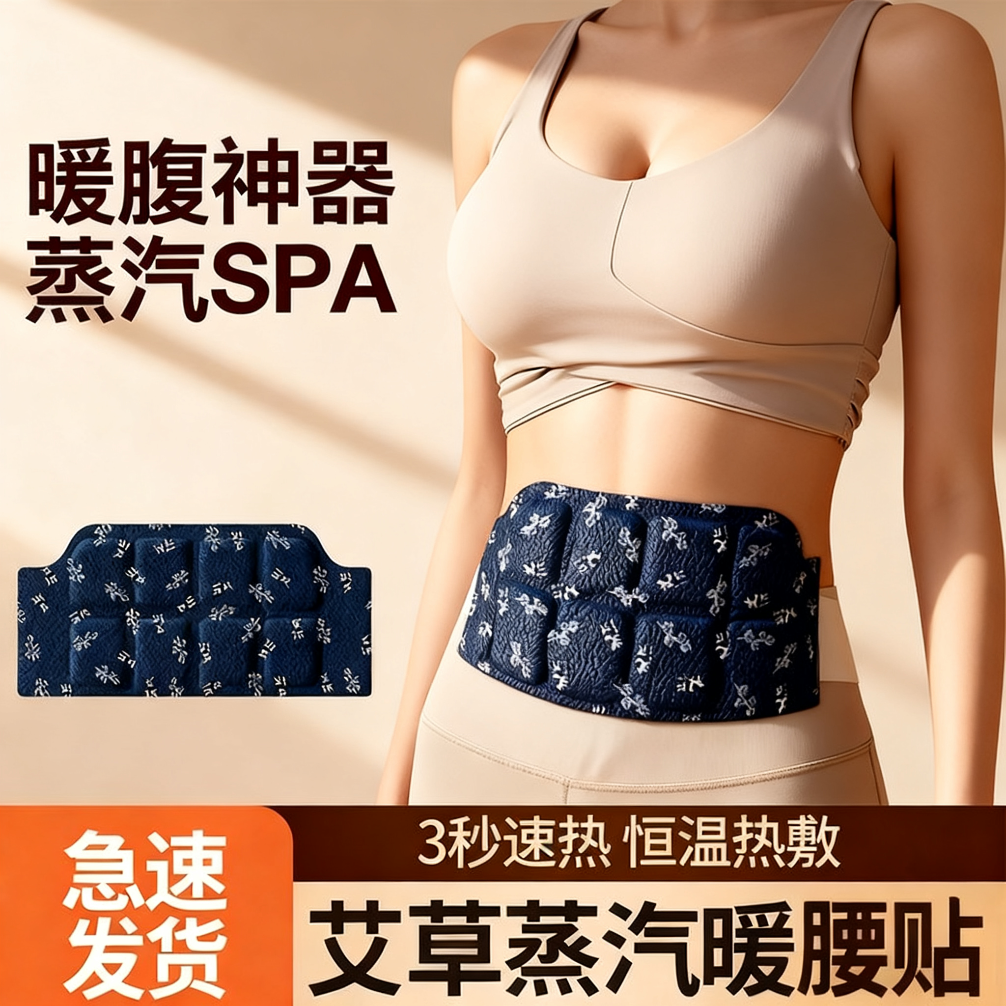 艾草暖腹贴自发热暖腰