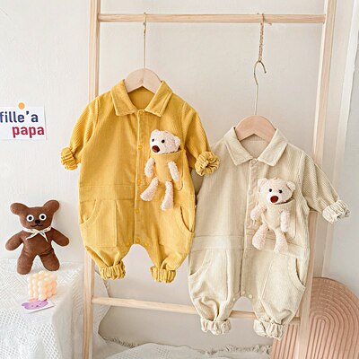 baby男宝宝秋冬连体衣婴儿衣服