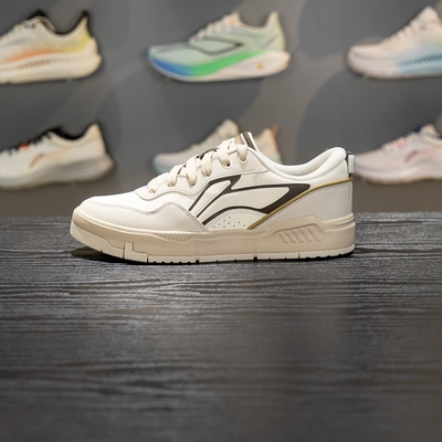 李宁COMMON 80s板鞋男子2026春季新款舒适软弹经典休闲鞋AGCW013